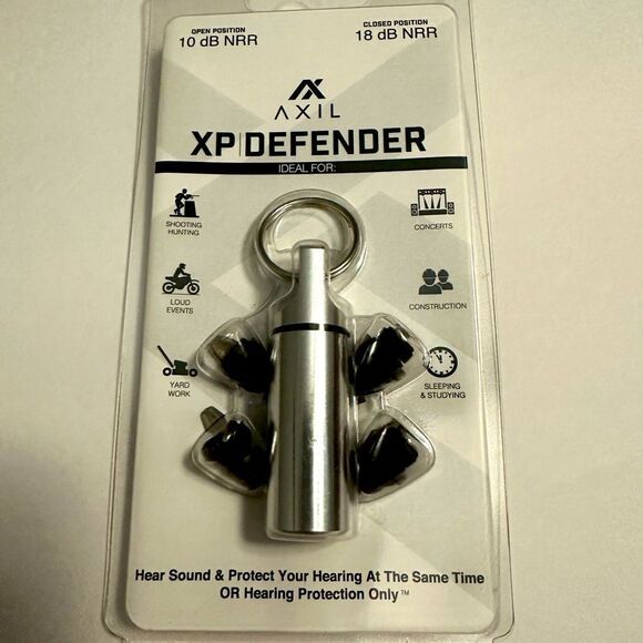 Axil XP Defender Earplugs w/ special valve - Picture 2 of 4
